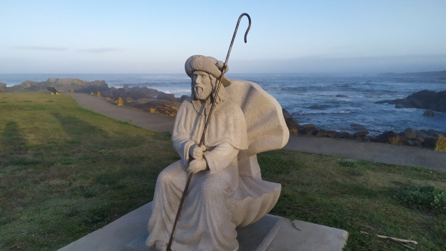 Camiño portugués da costa na Guarda
